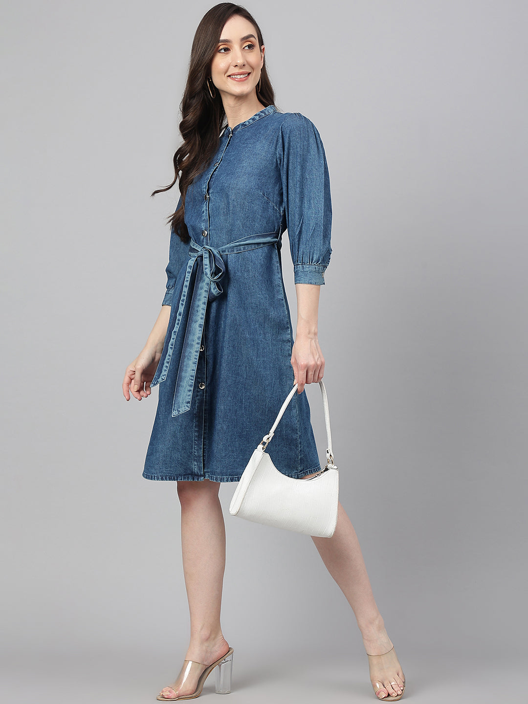 DENIM (100%COTTON) DRESS