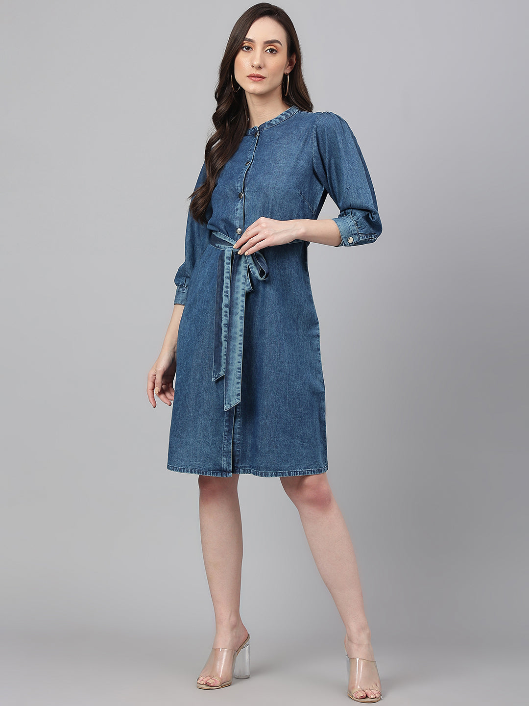 DENIM (100%COTTON) DRESS